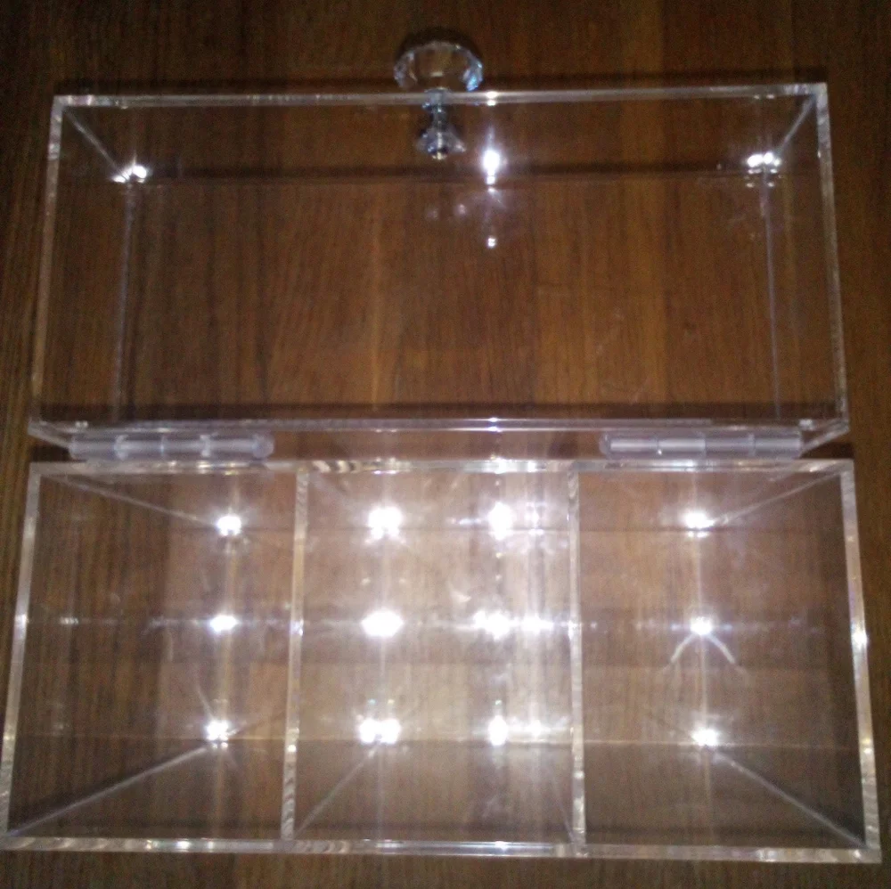 Impressions Vanity Company Clear Acrylic Makeup Organizer/Brush Holder